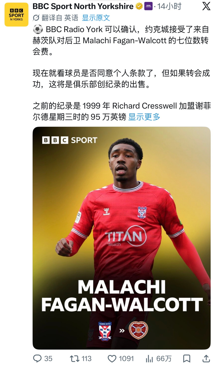 开云体育登录入口-费根-沃尔科特转会哈茨或为约克城创七位数收入|级别|英甲|联赛|布莱顿|布莱顿姐妹俱乐部哈茨_新浪体育_新浪新闻